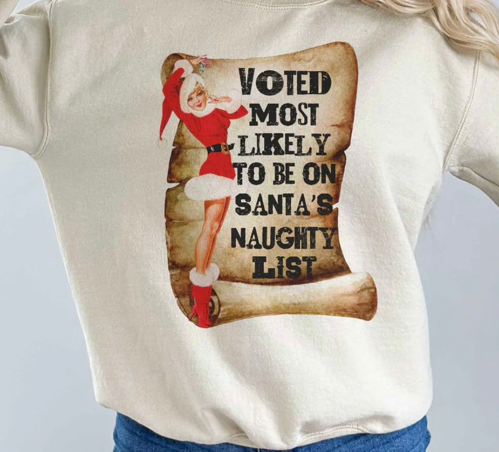 Voted Naughty Tee