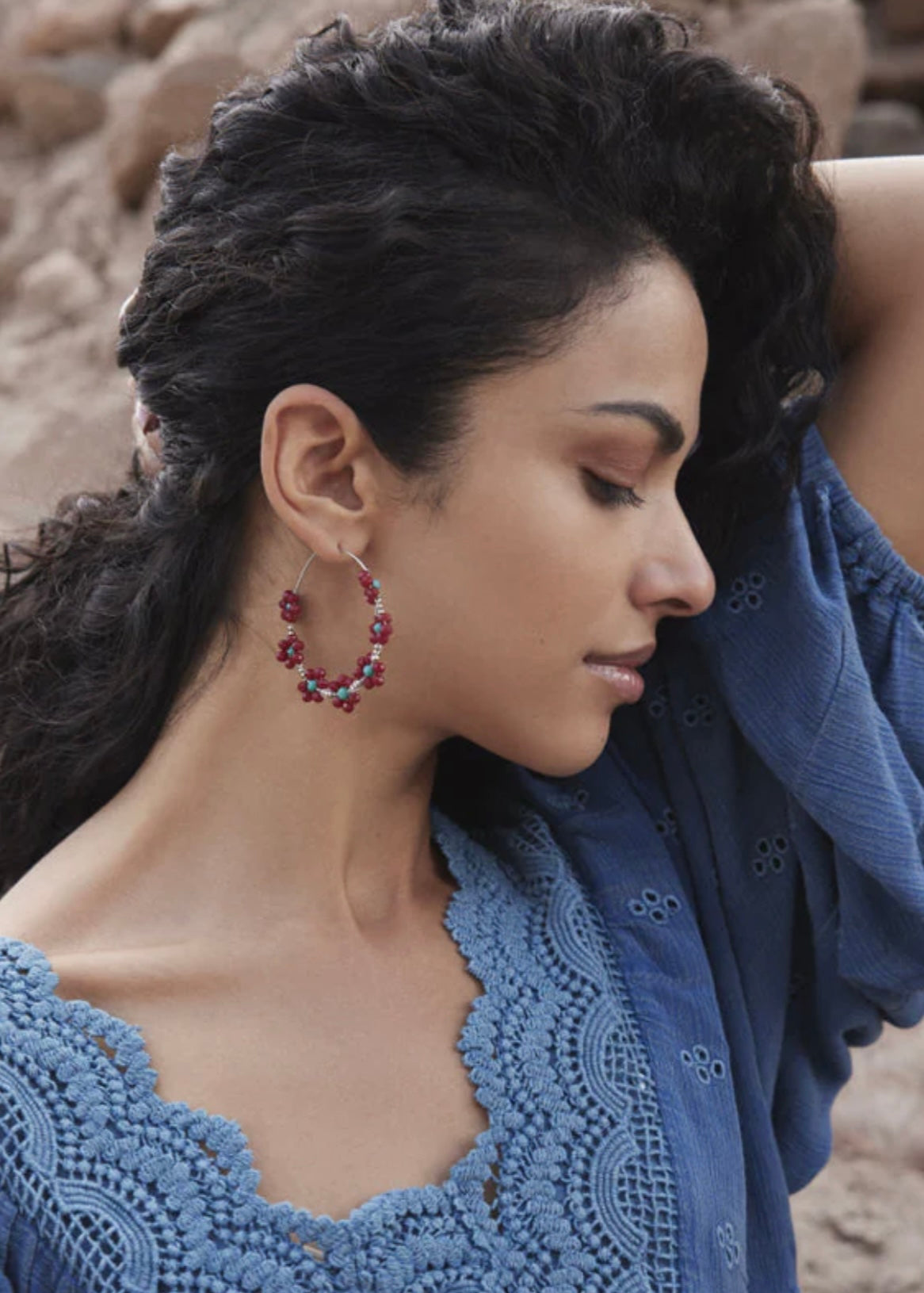 Circle of Flowers Earrings