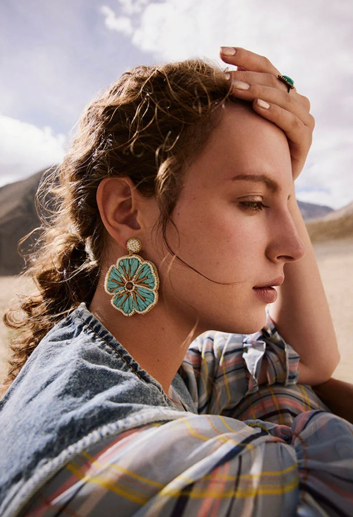 Five Petal Earrings