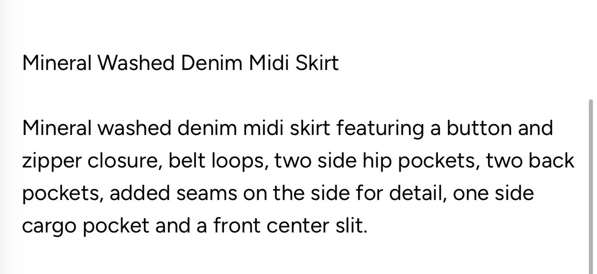 Kirkland Skirt