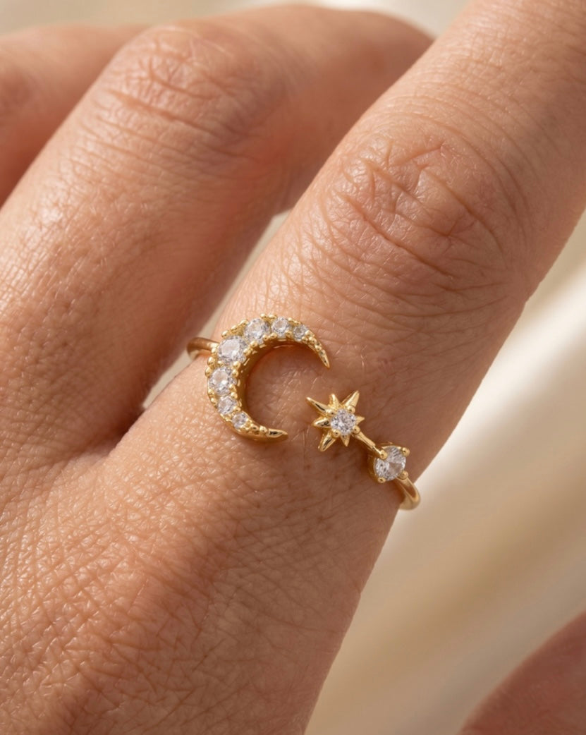 Moon Star Ring