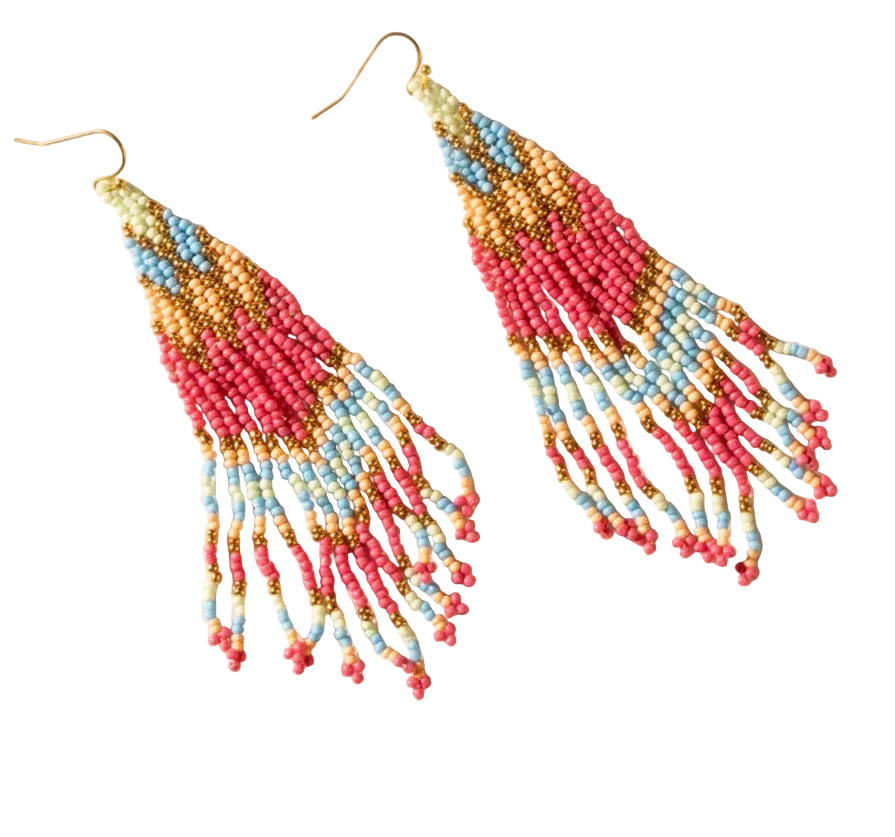 Rosebonnet Fringe Earrings