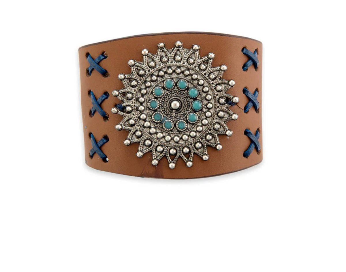 Starfield Cross-Stitch Cuff