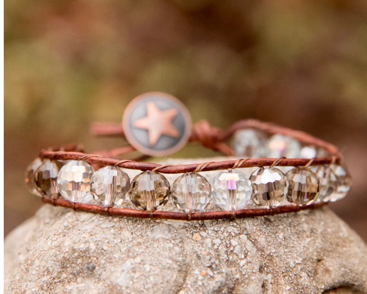 Czech Crystal Wrap Bracelet