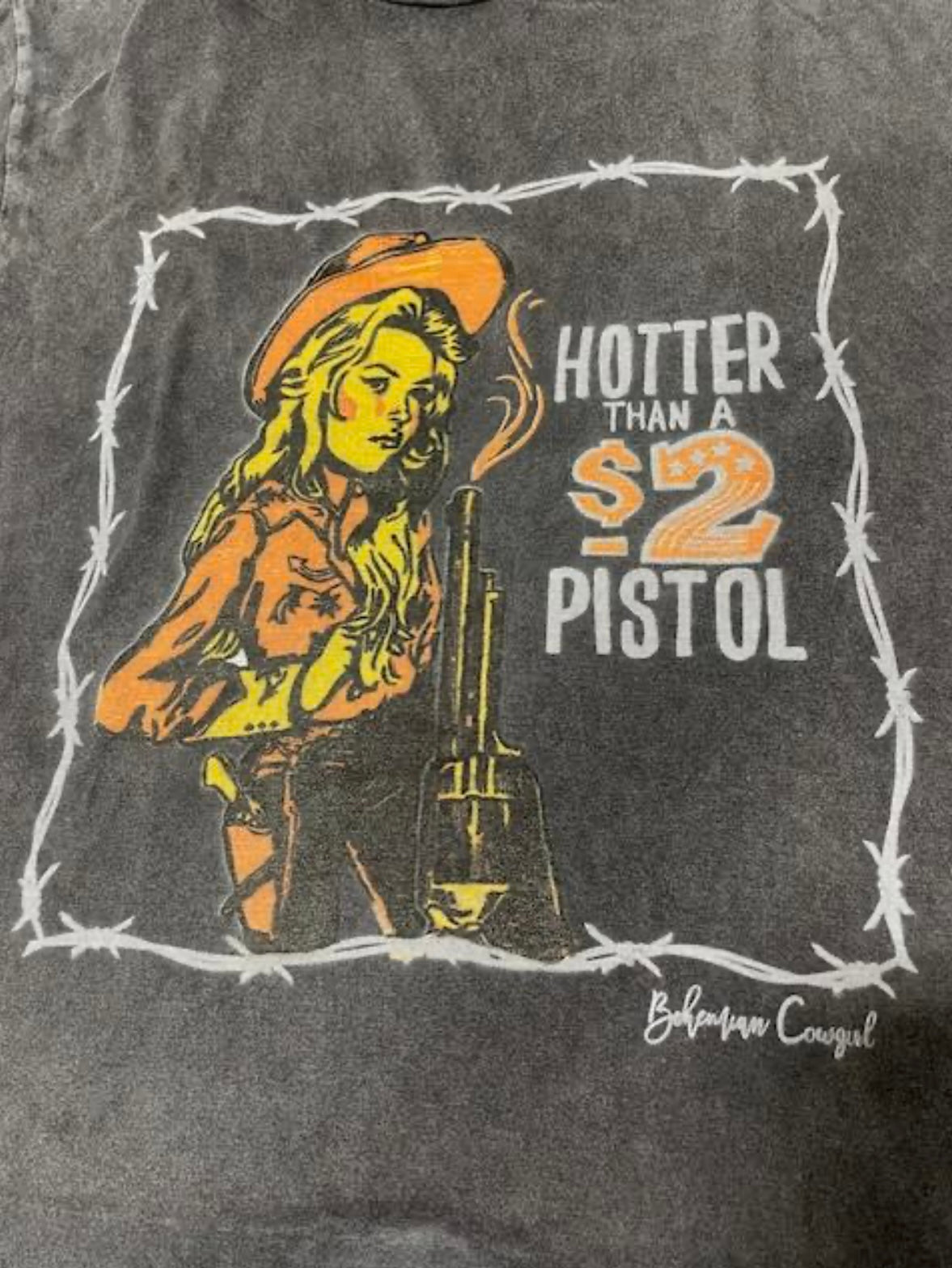 Distressed $2 Pistol Tee