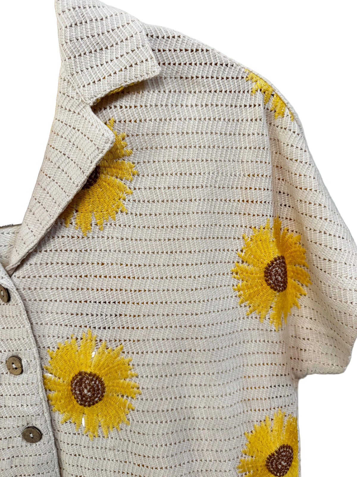Sunflower Shacket Top