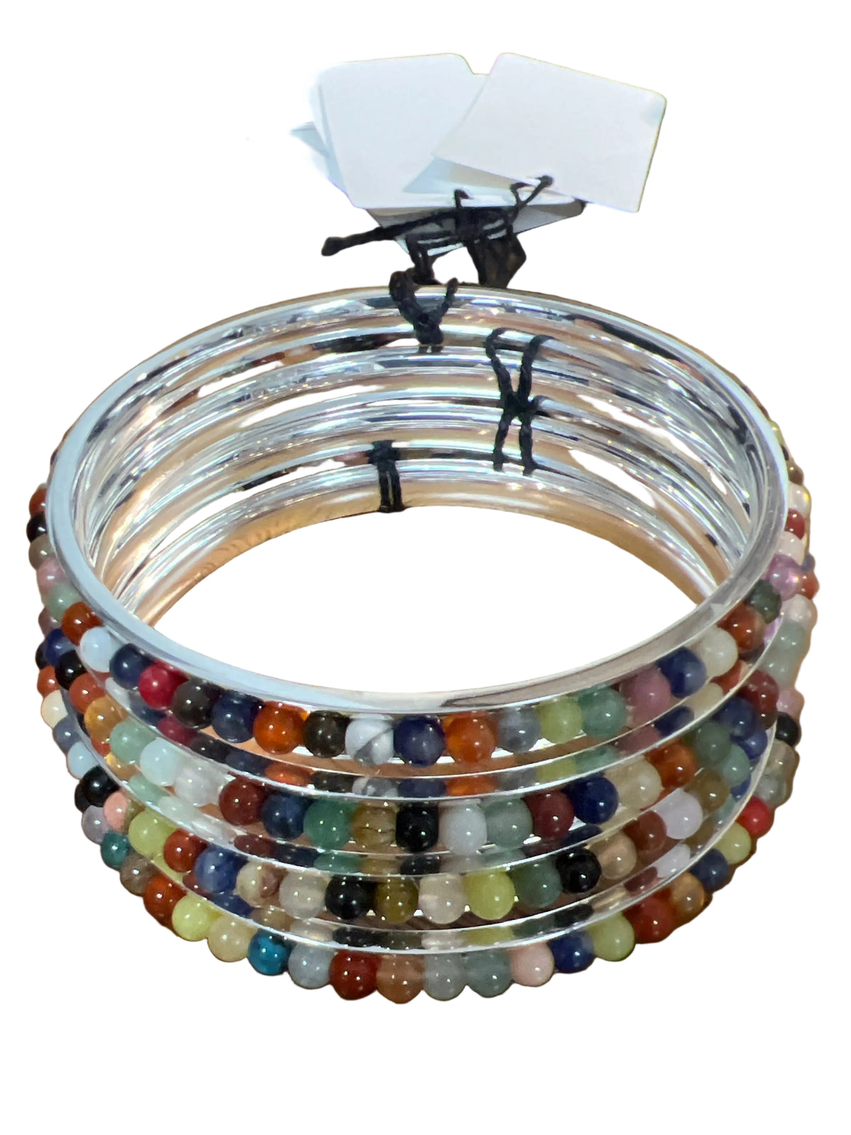 Multi-stone Bangle Bracelet