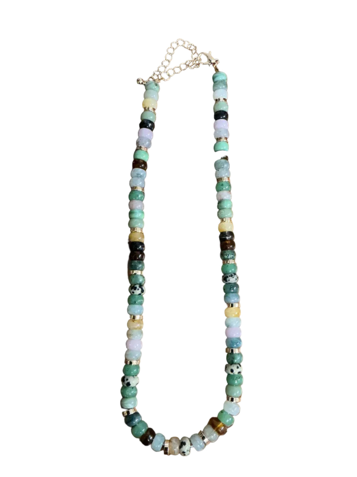 Stacked Stone Necklace