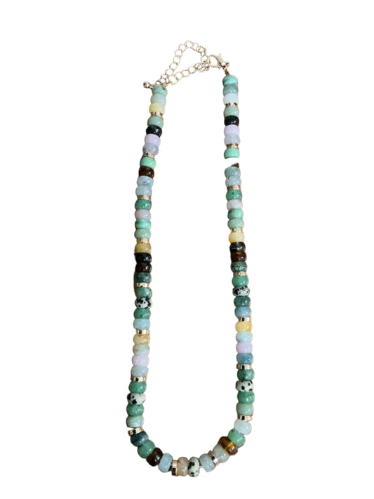 Stacked Stone Necklace