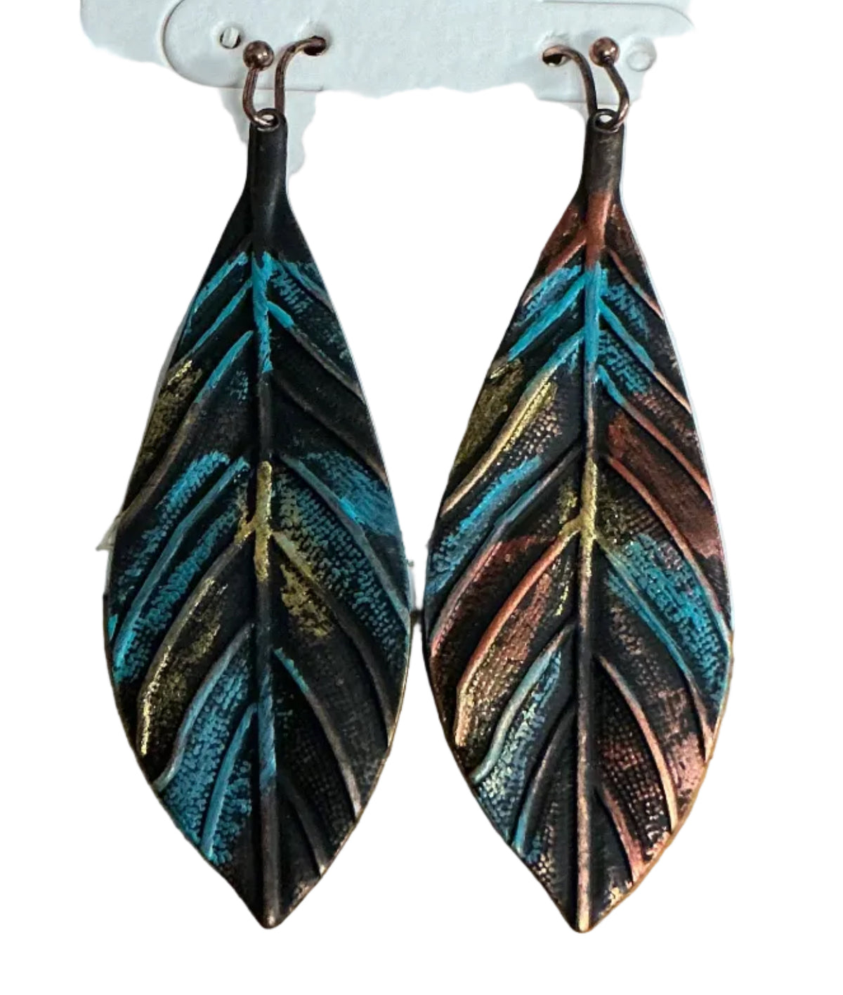Colorful Leaf Earrings