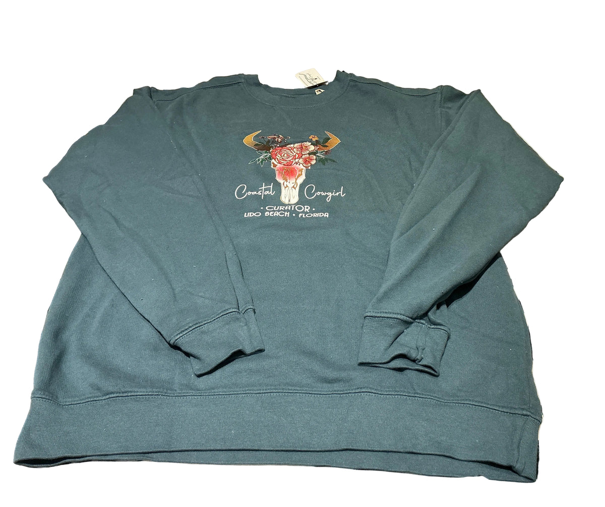 CC Floral Steer Sweatshirt