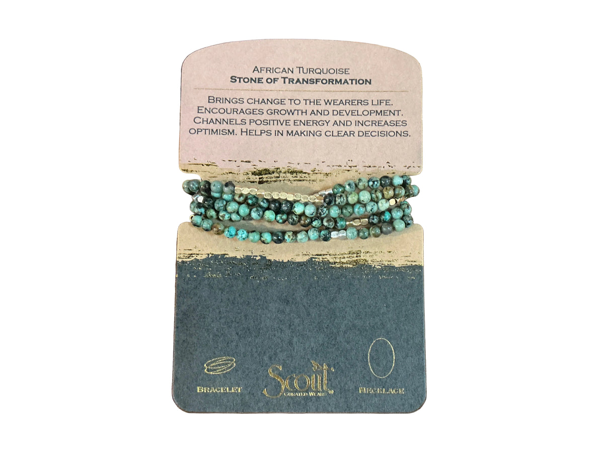 Stone Wrap Bracelet/Necklace