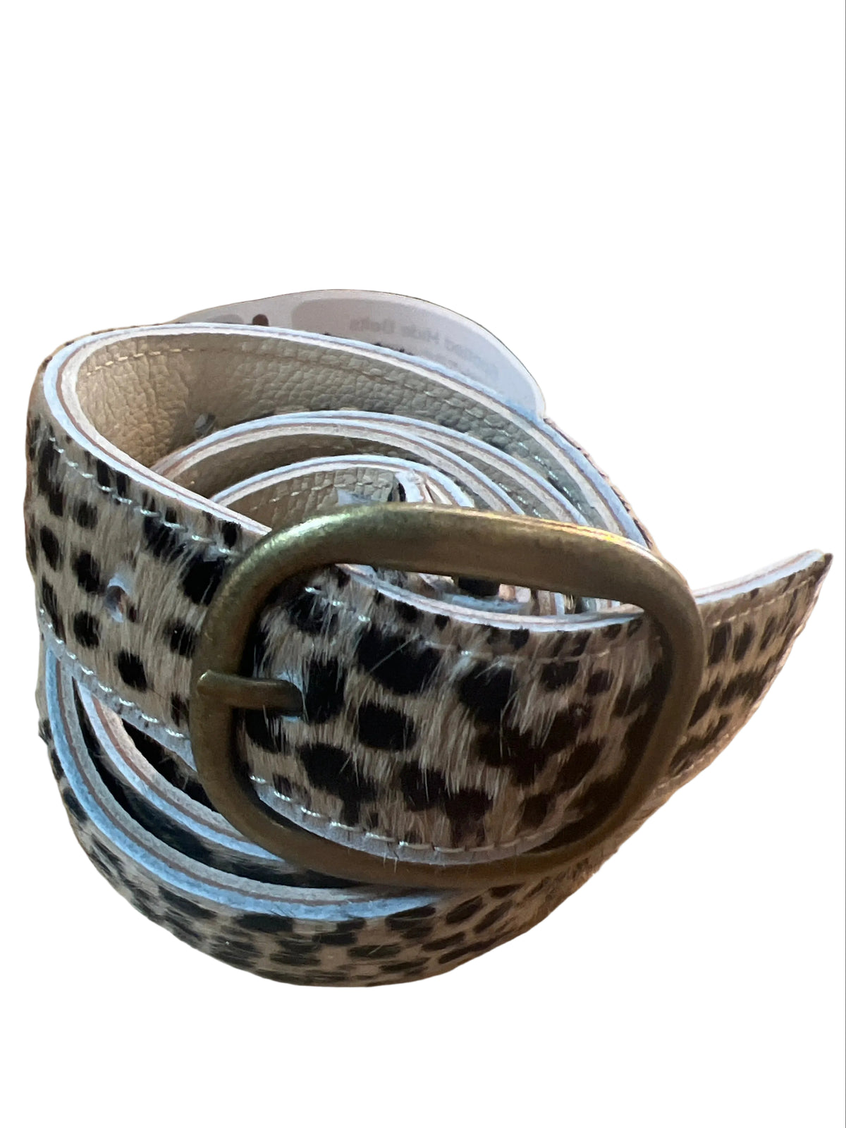 Spotted Hide Belts
