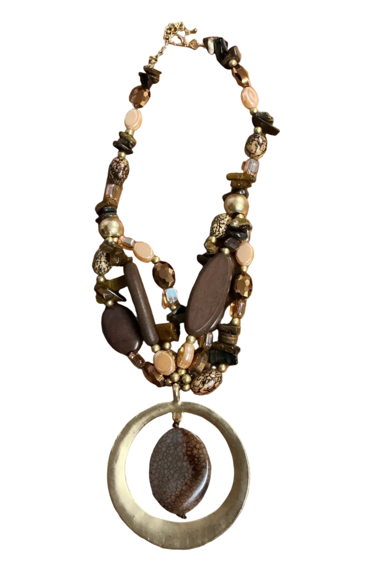 Tiger Eye Boho Necklace