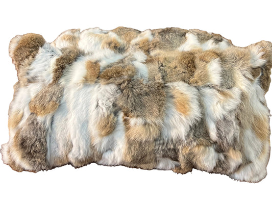Rabbit Fur Pillow