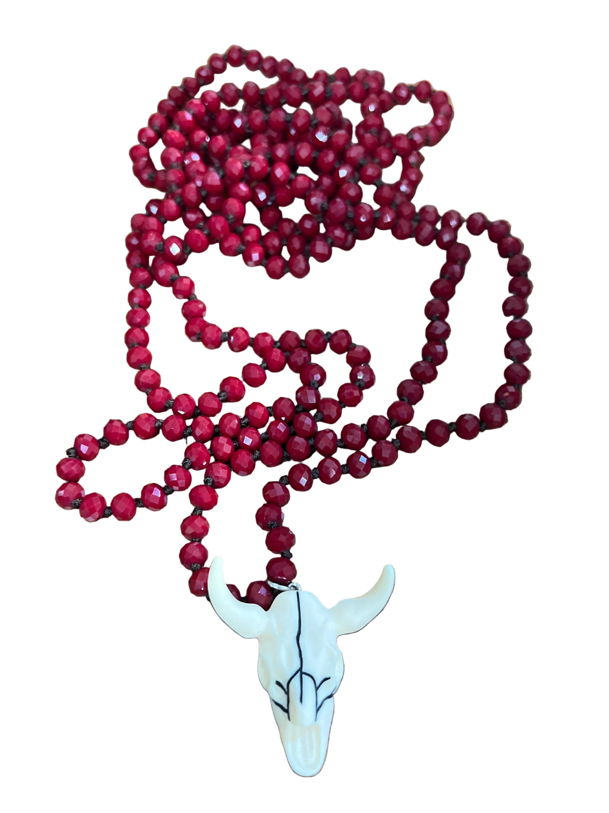 Steer on Crystals Necklace