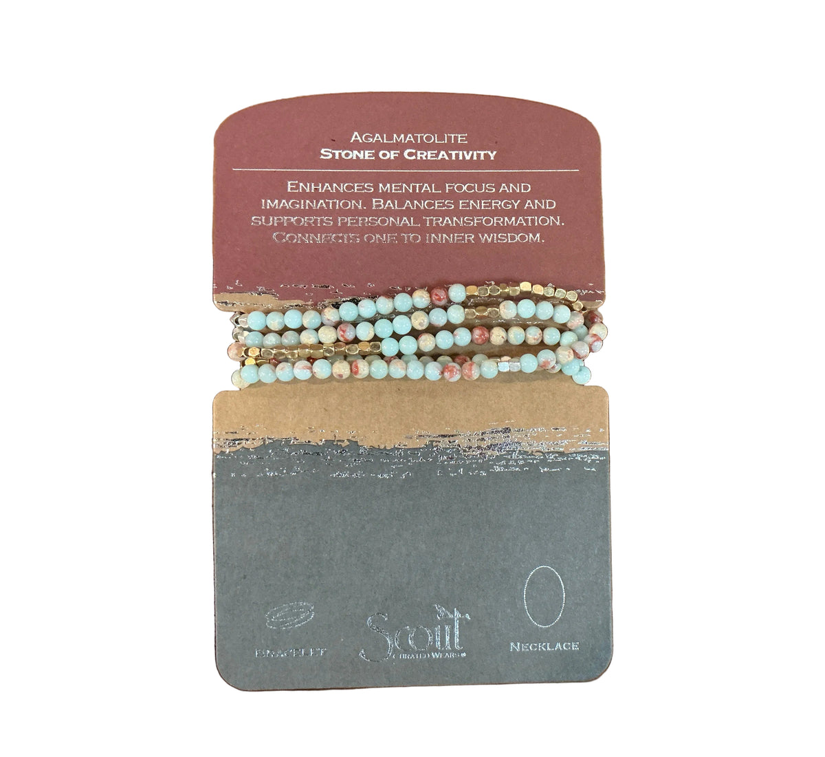 Stone Wrap Bracelet/Necklace