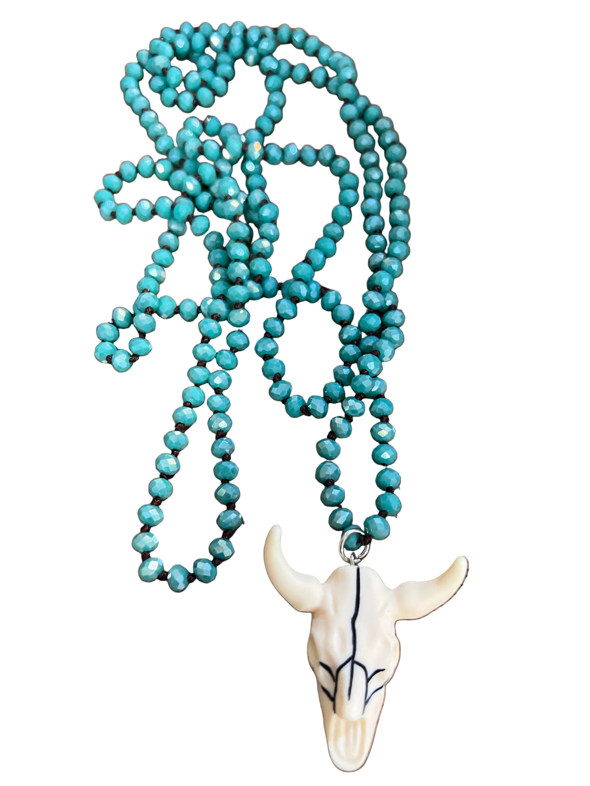 Steer on Crystals Necklace