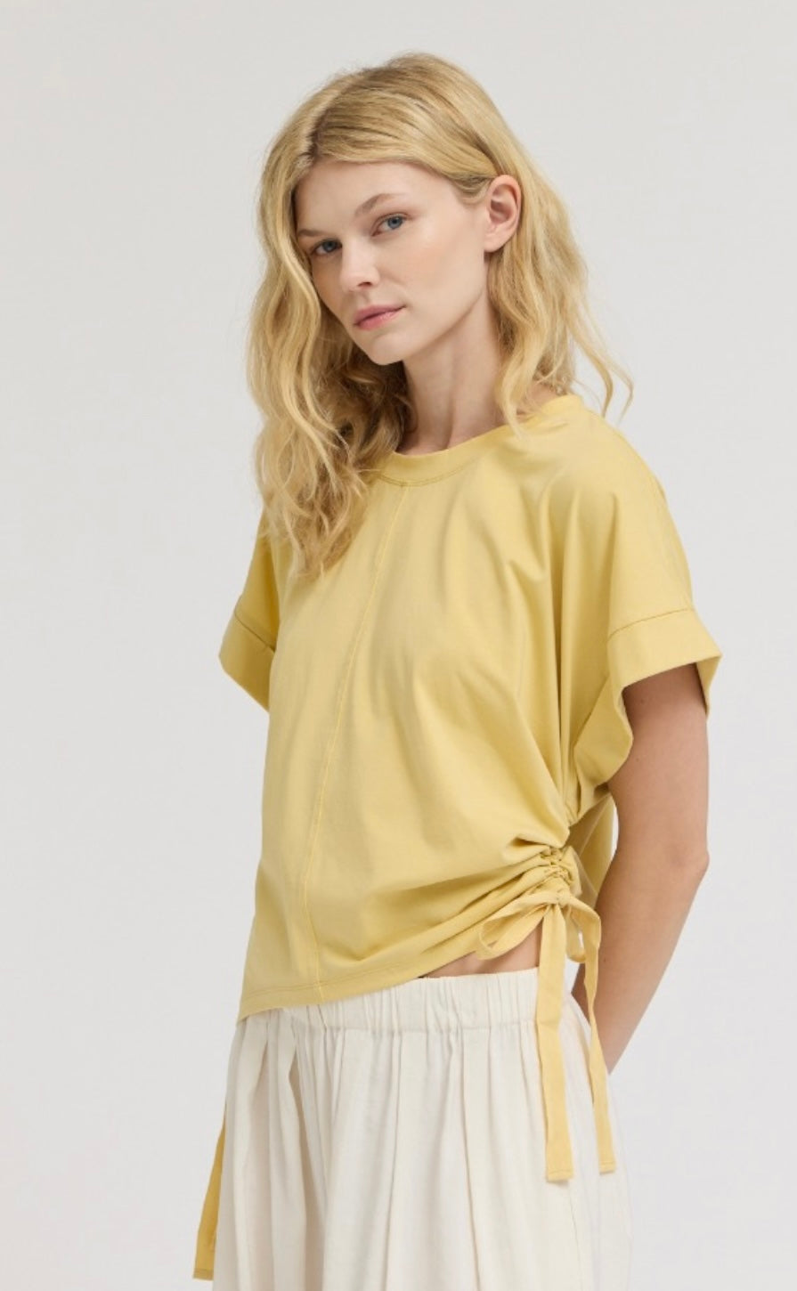Side Scrunch Tee