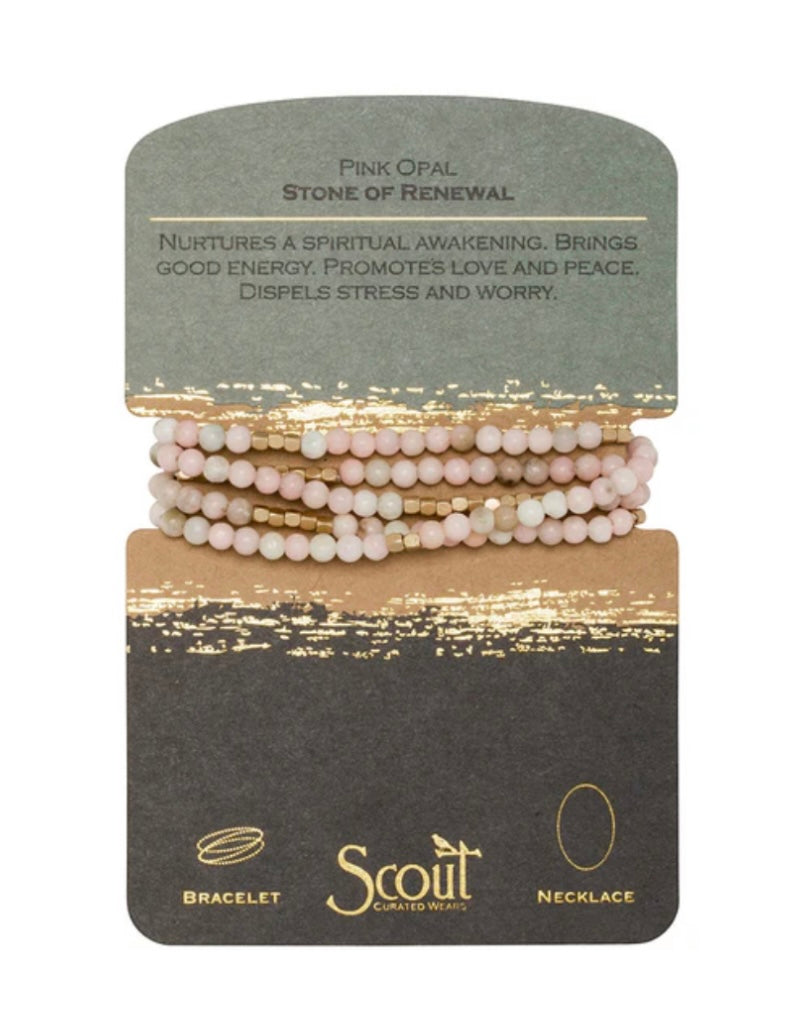 Stone Wrap Bracelet/Necklace