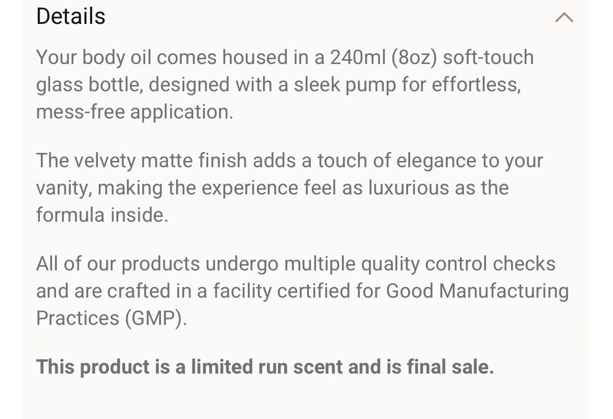 Kismet Boujee Body Oil
