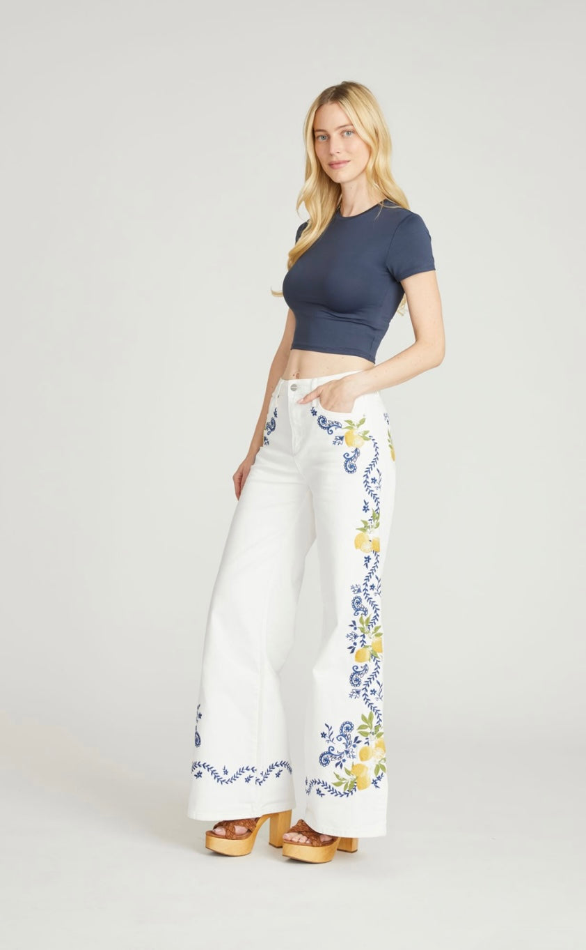 Limoncello WIDE Leg Jean