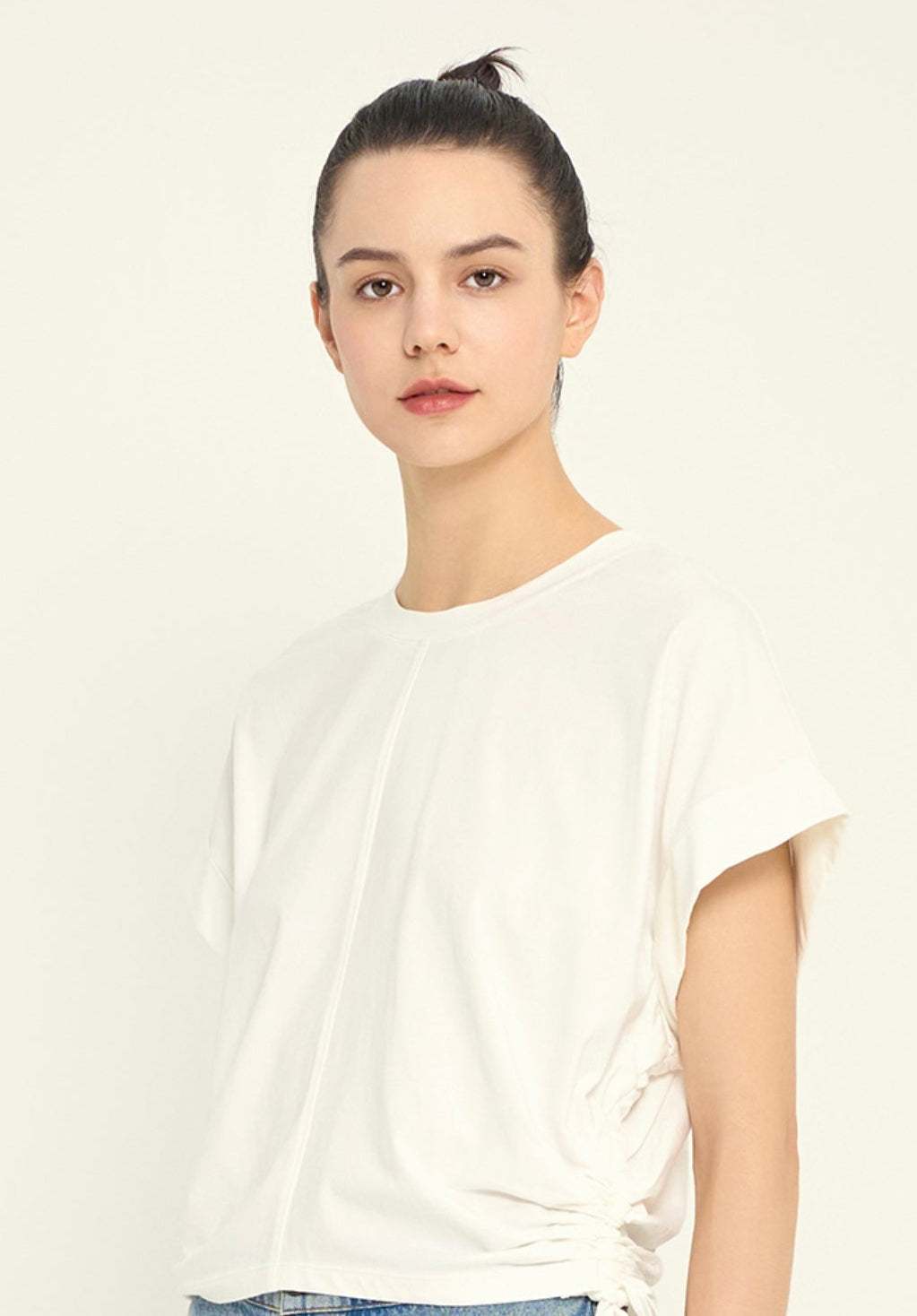 Side Scrunch Tee