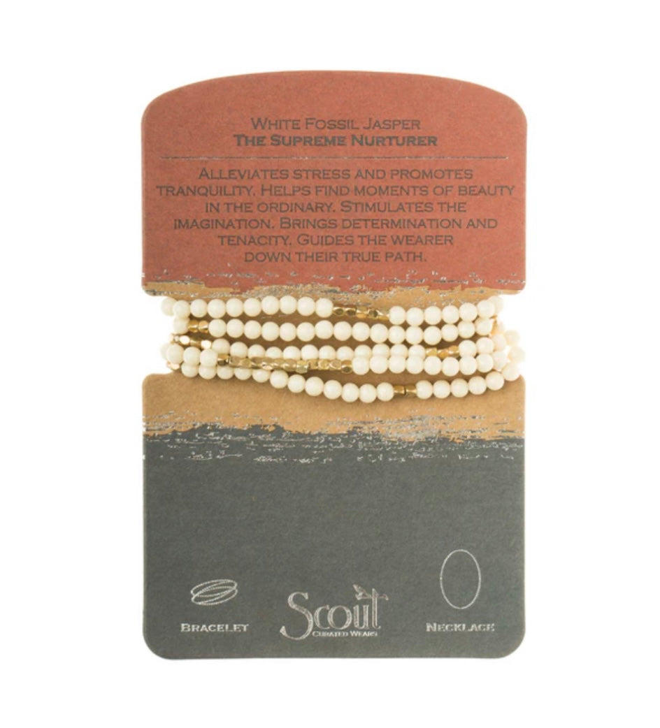 Stone Wrap Bracelet/Necklace