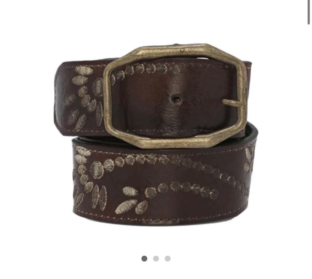 Mohawk Leather Belt