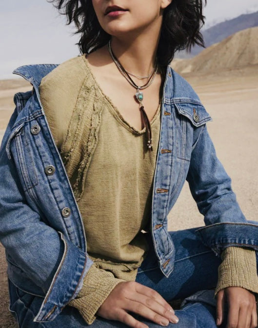 Feather Shield Necklace