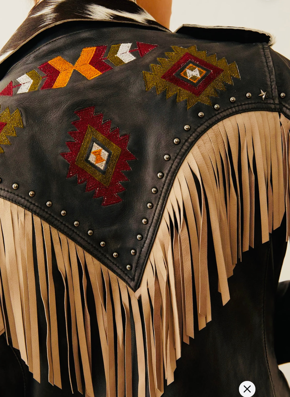 Phoenix Fringe Leather Jacket