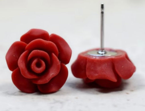 Rose Studs Earrings