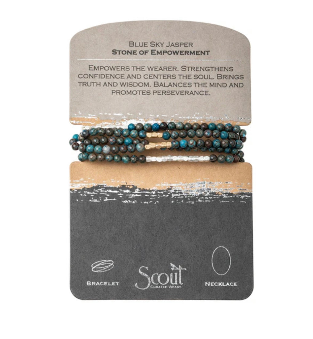 Stone Wrap Bracelet/Necklace
