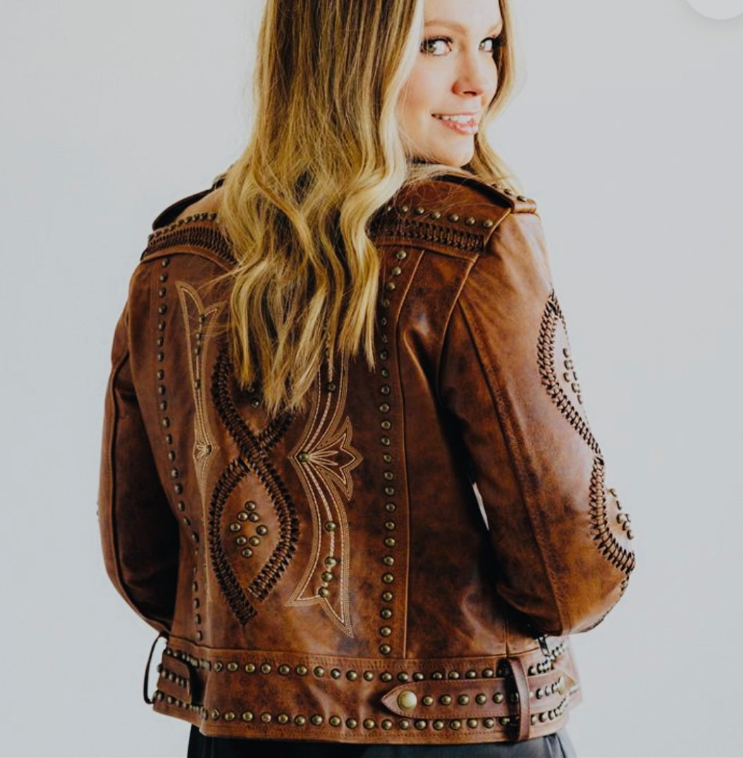 Cossette4 Leather Jacket