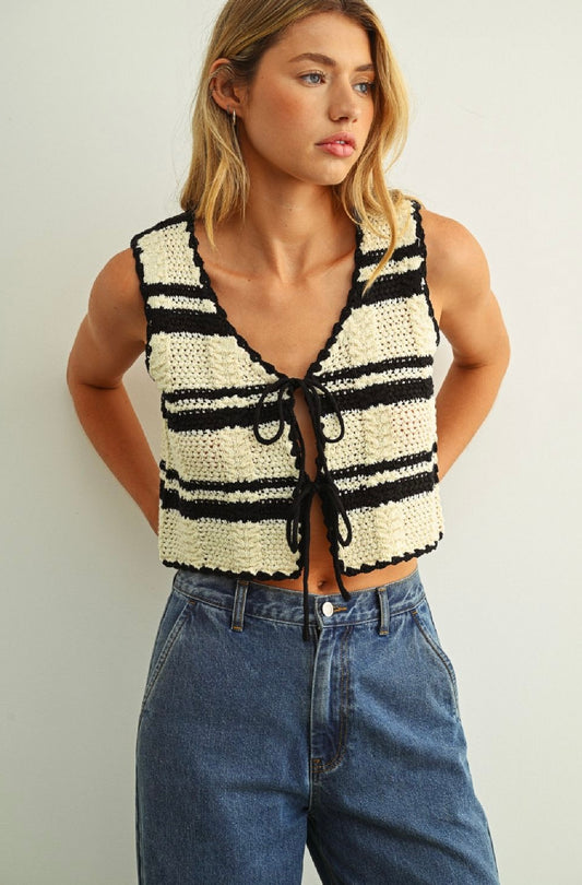 Bella Crochet Vest