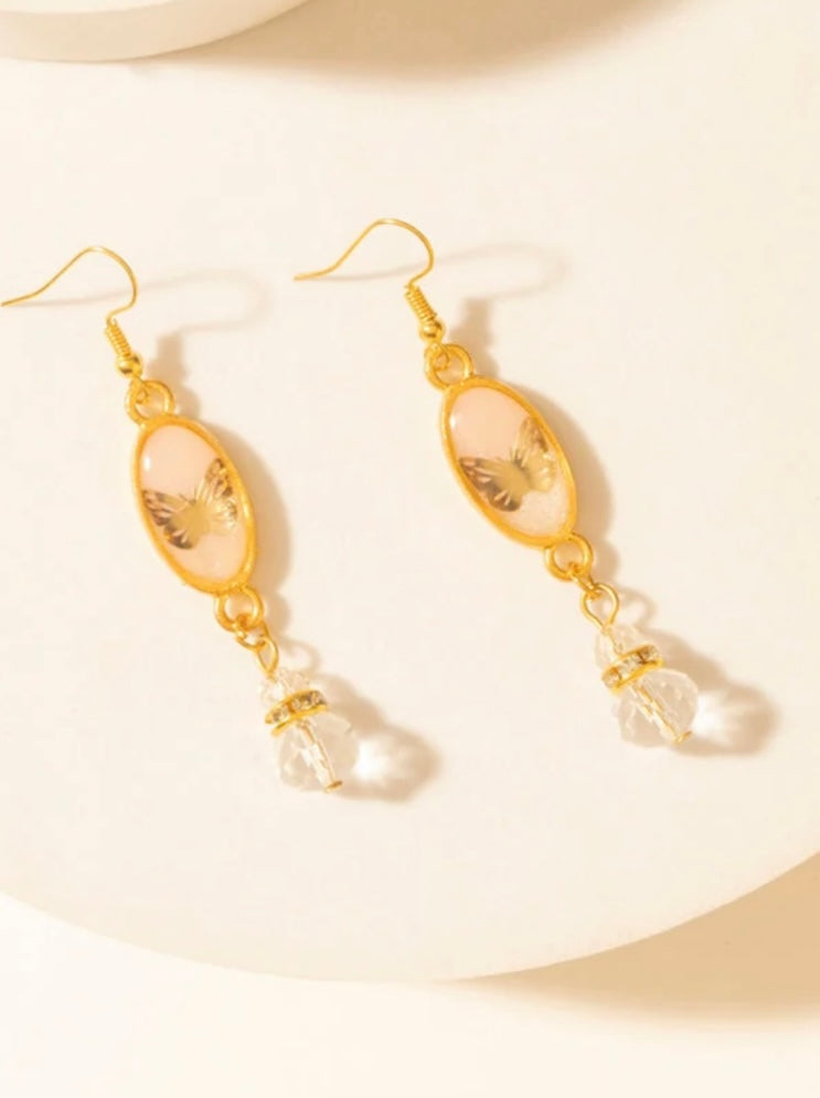 Honey Crystal Earrings