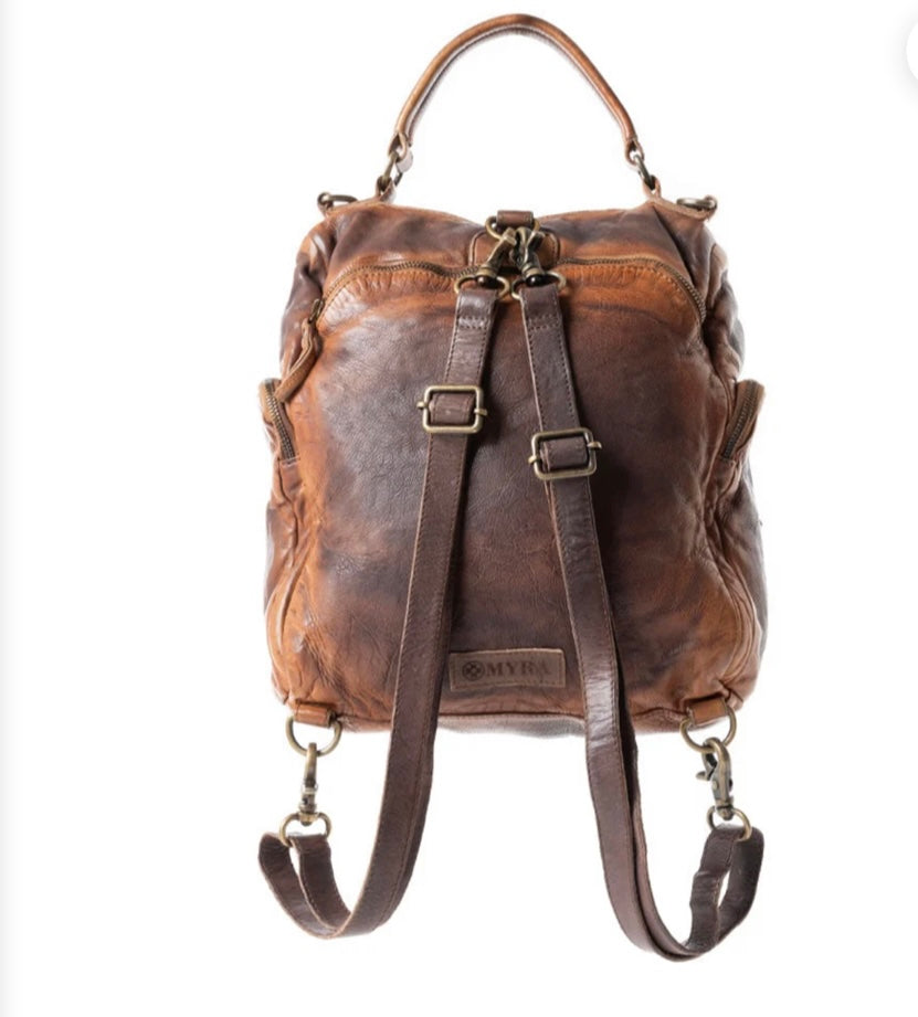 Sheriff Leather Backpack