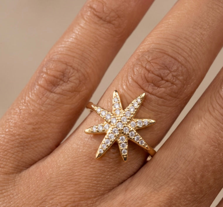 Tapered Rays Ring