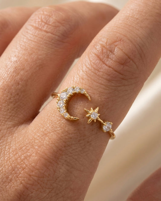 Moon Star Ring
