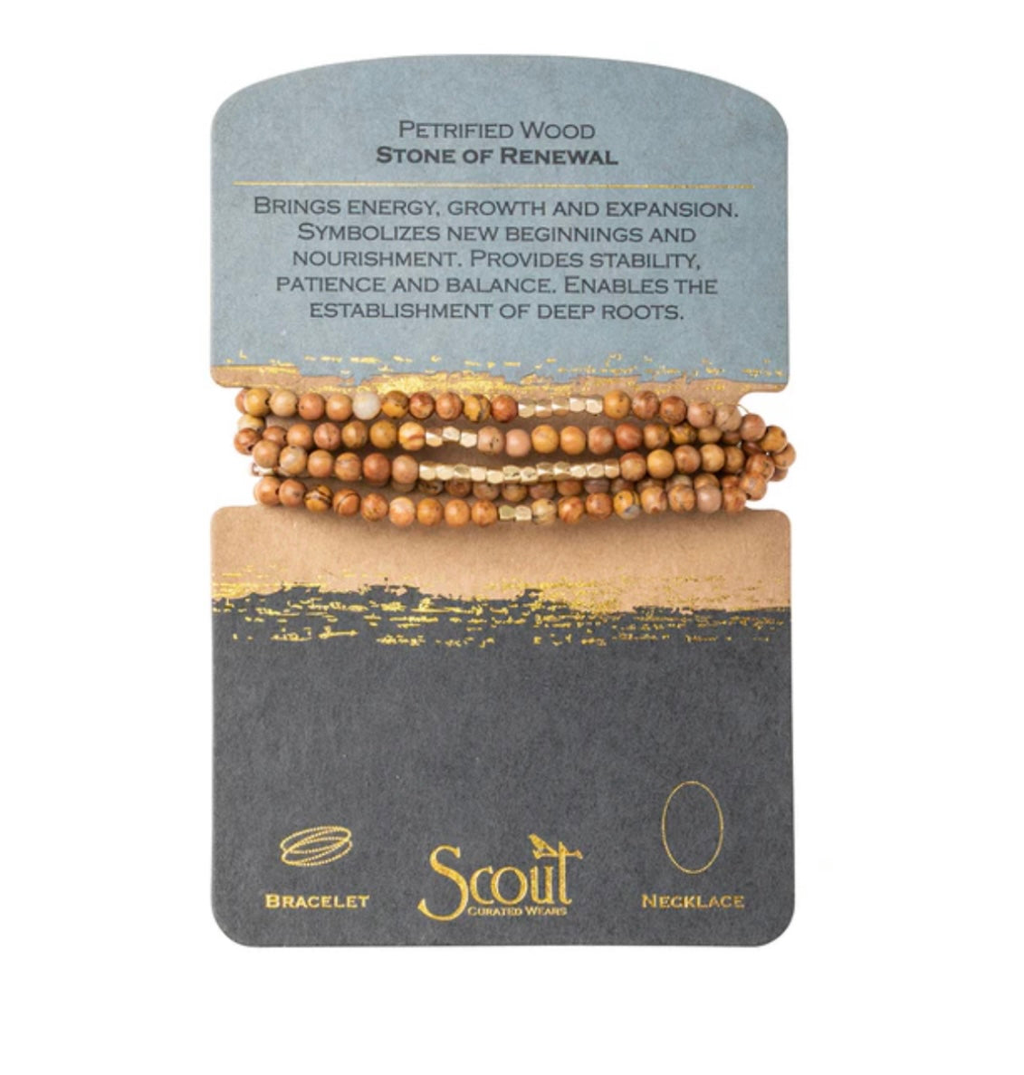 Stone Wrap Bracelet/Necklace