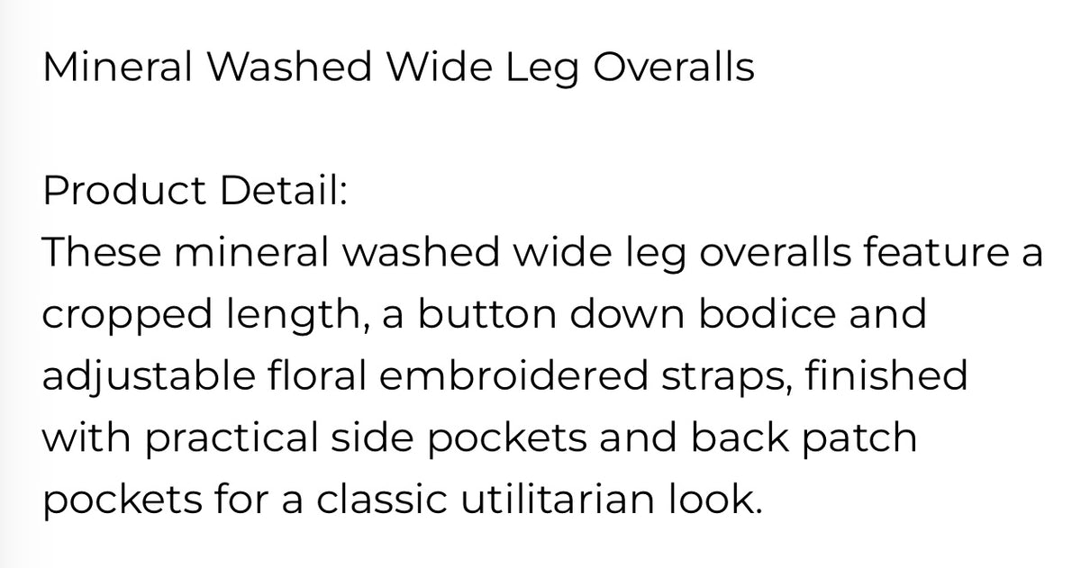 Joyfull Overalls