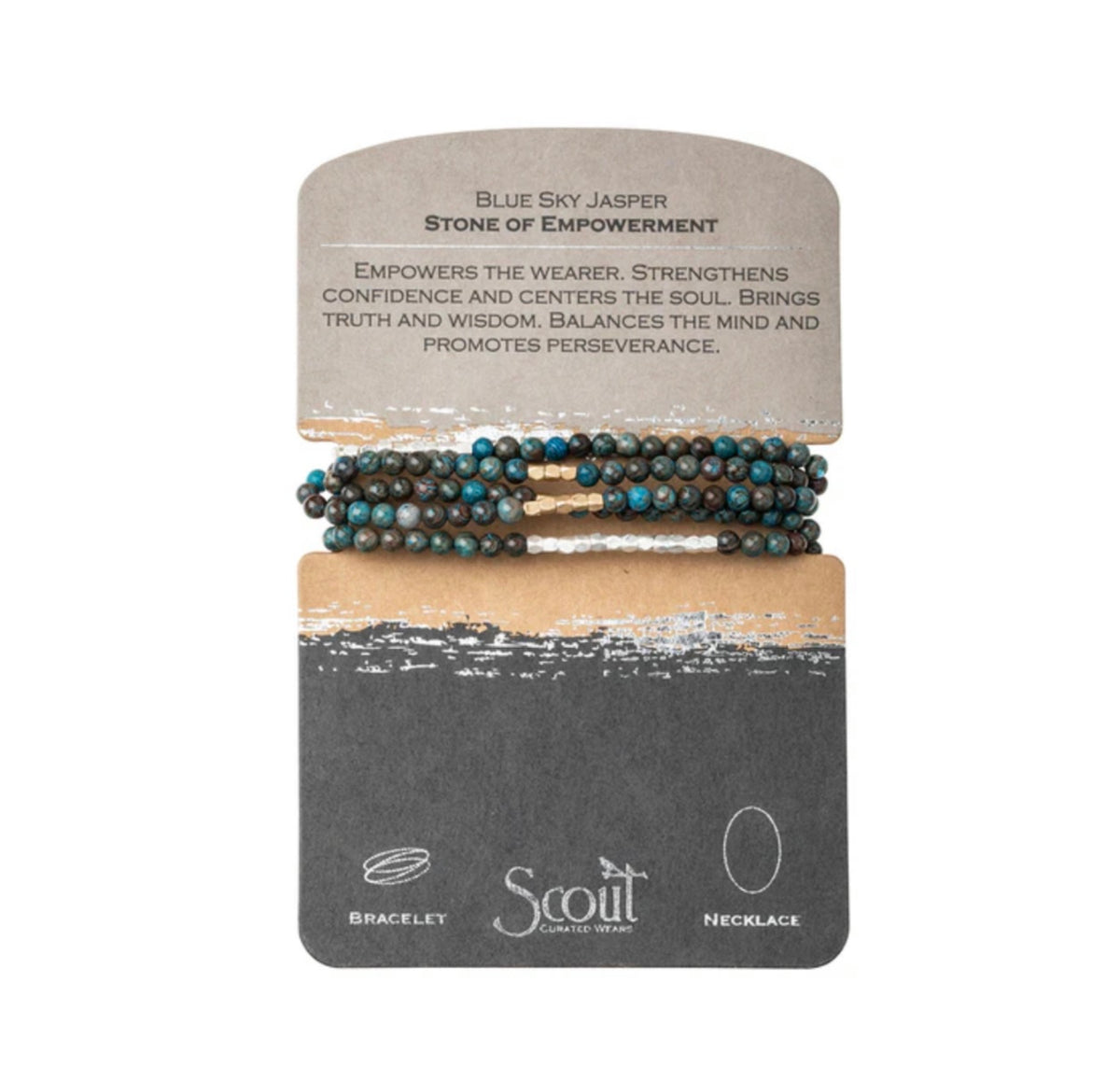 Stone Wrap Bracelet/Necklace