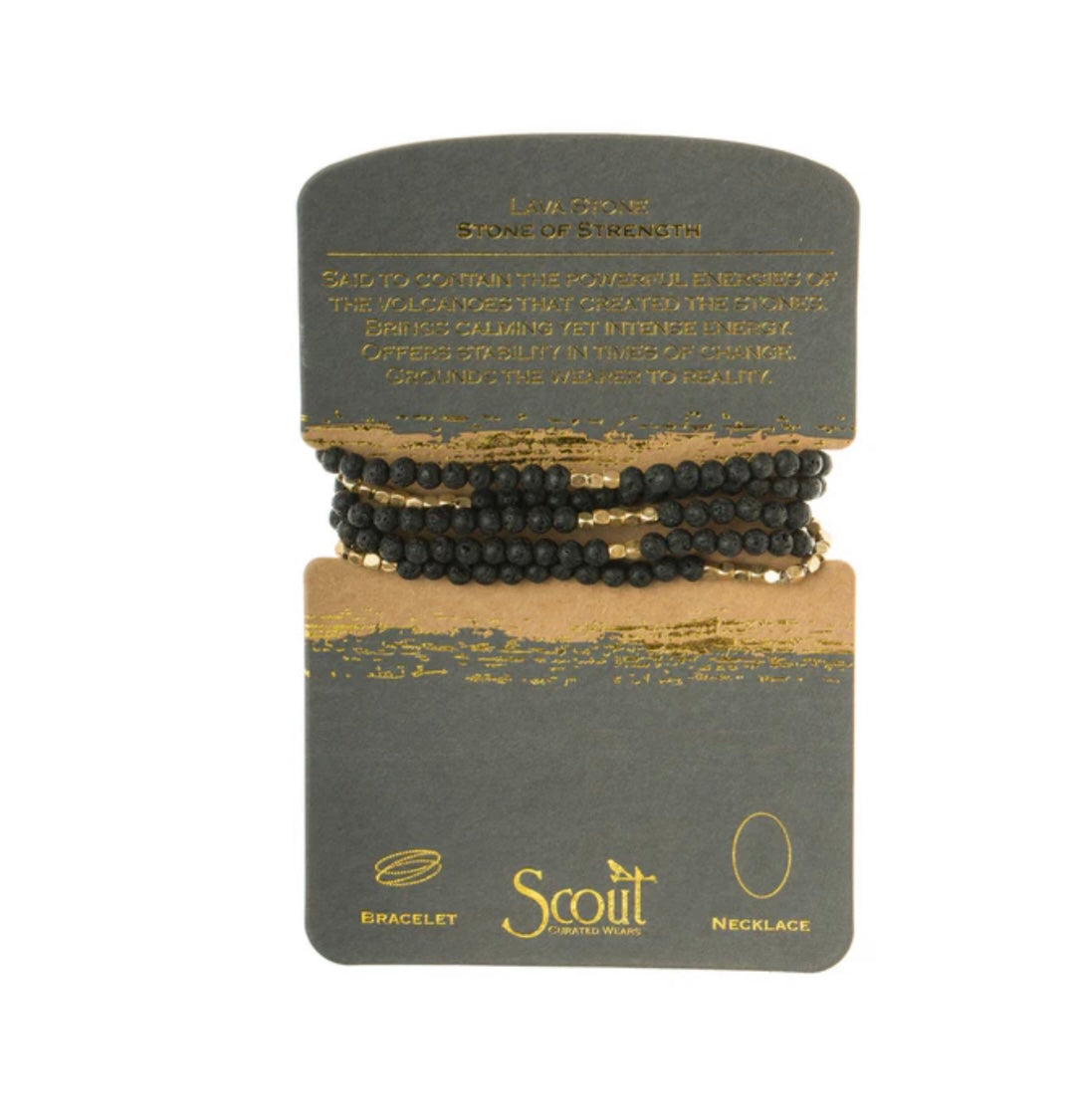 Stone Wrap Bracelet/Necklace