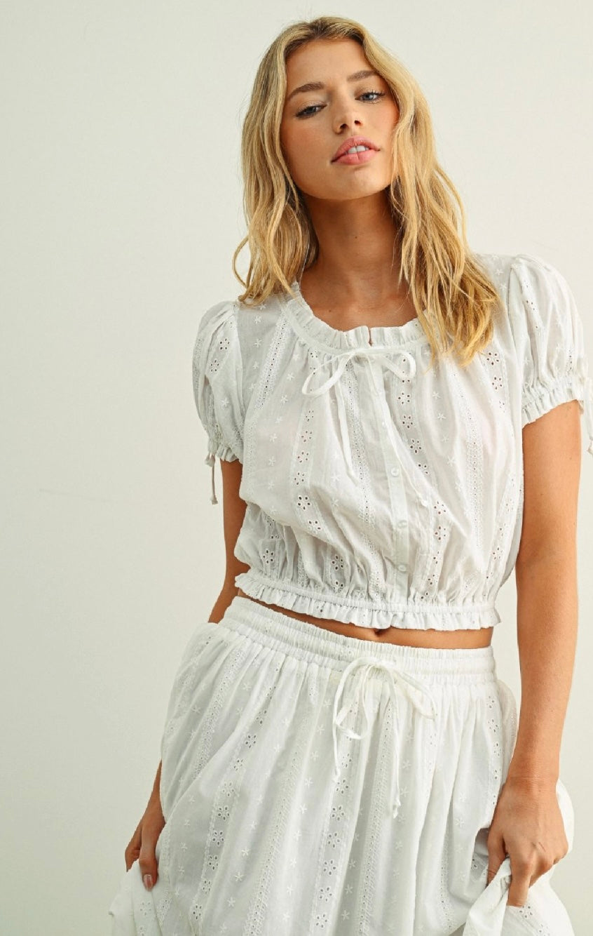 Lucille Peasant Top