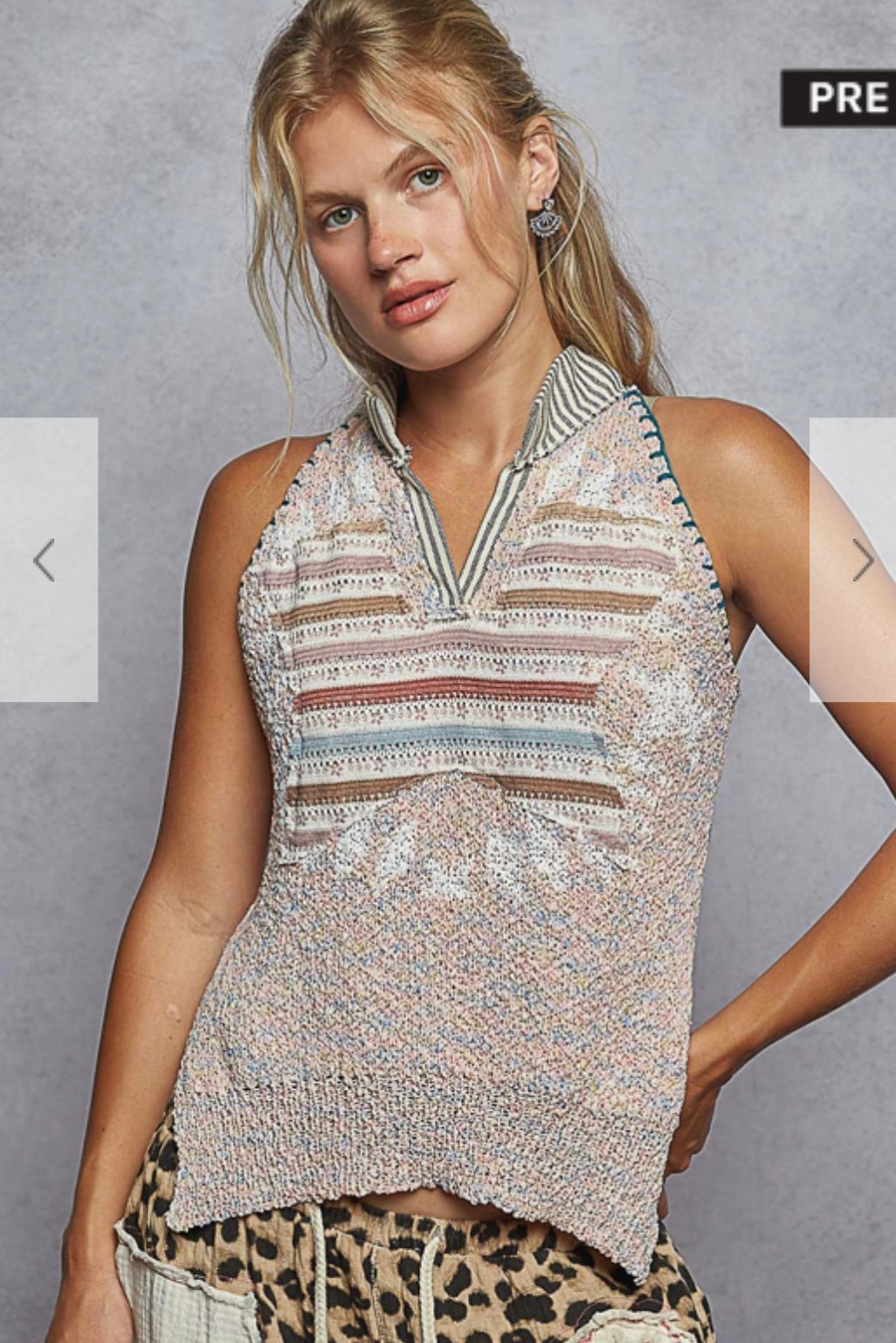 Chi Sweater Tank