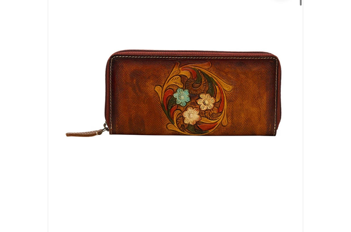 Floral Circular Wallet