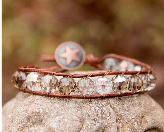 Czech Crystal Wrap Bracelet