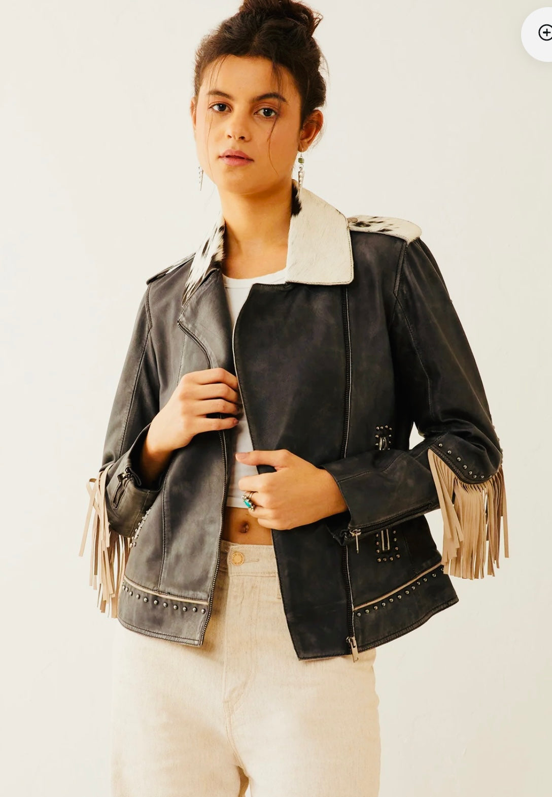 Phoenix Fringe Leather Jacket