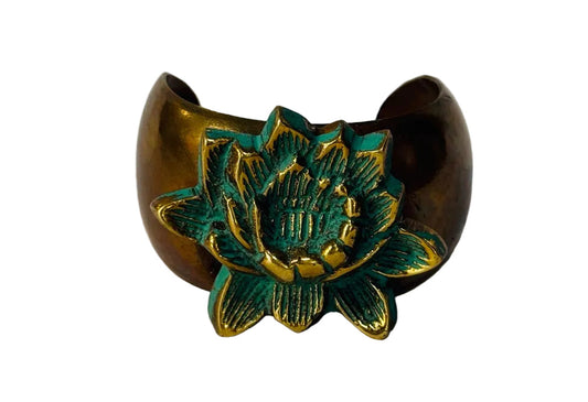 Lotus Cuff Bracelet