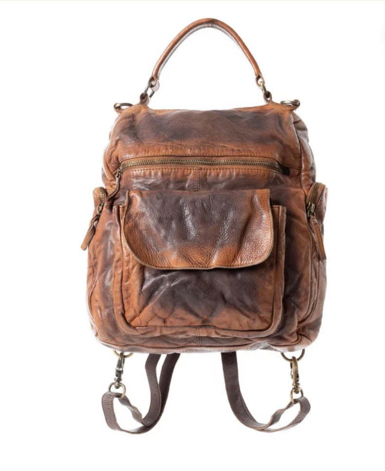 Sheriff Leather Backpack